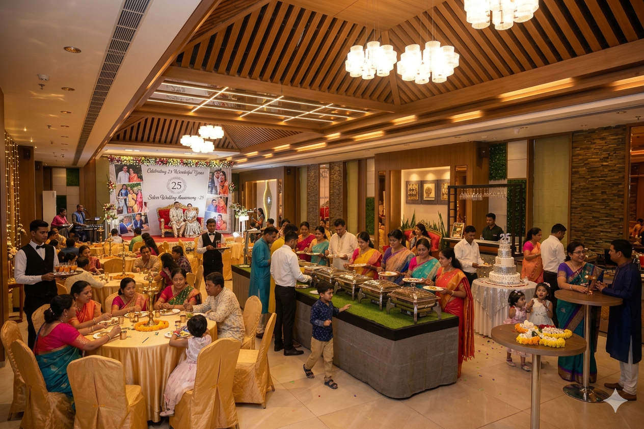 Jasmin Hall — Hotel Pushpak – Kalpana Square