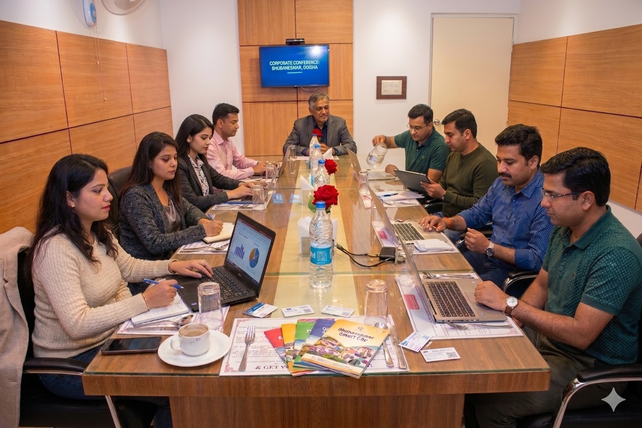 Chanakya Board Room at Hotel Pushpak Kalpana Square for executive meetings and private dining