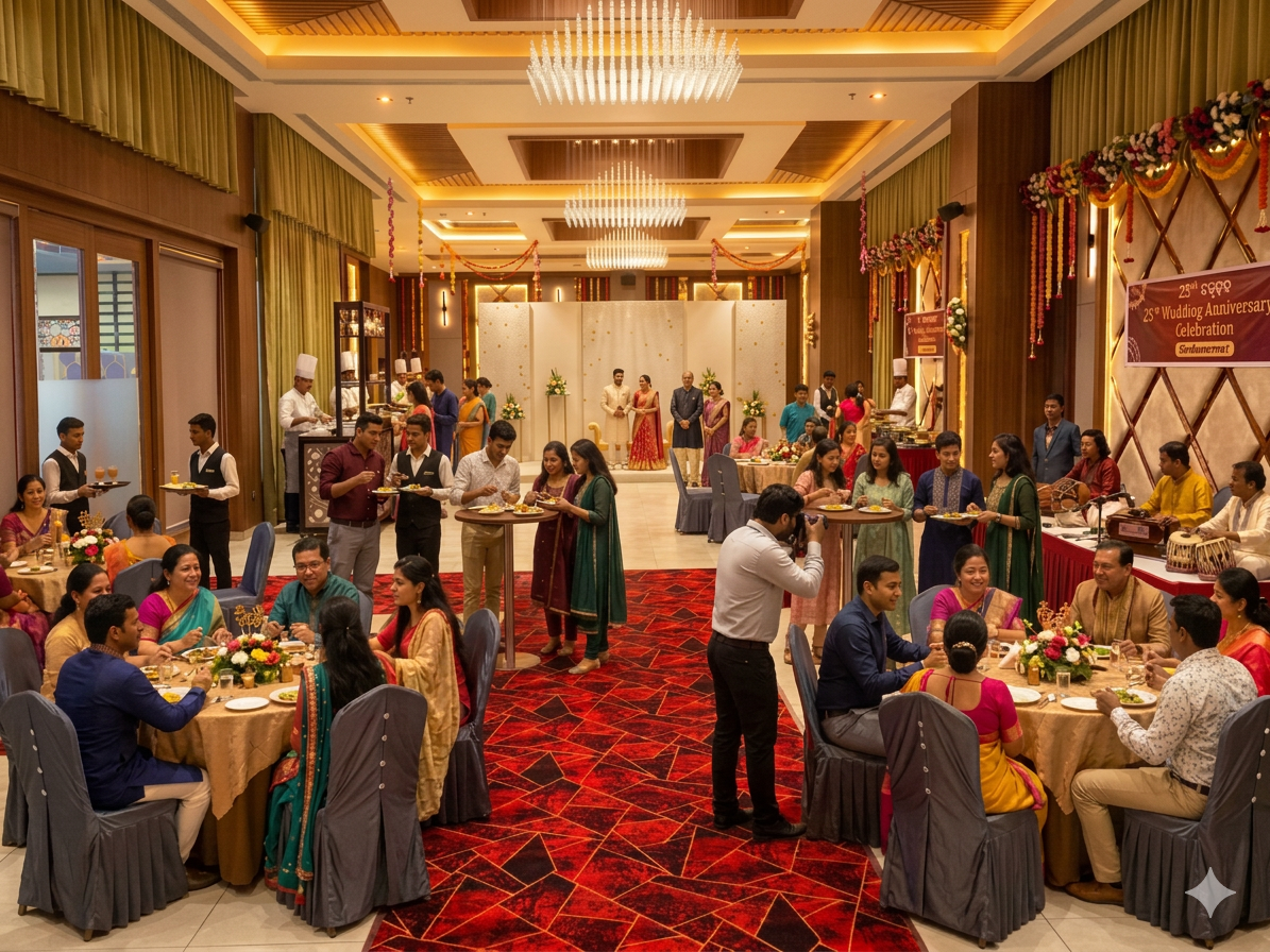 Lilly Hall — Hotel Pushpak – Kalpana Square