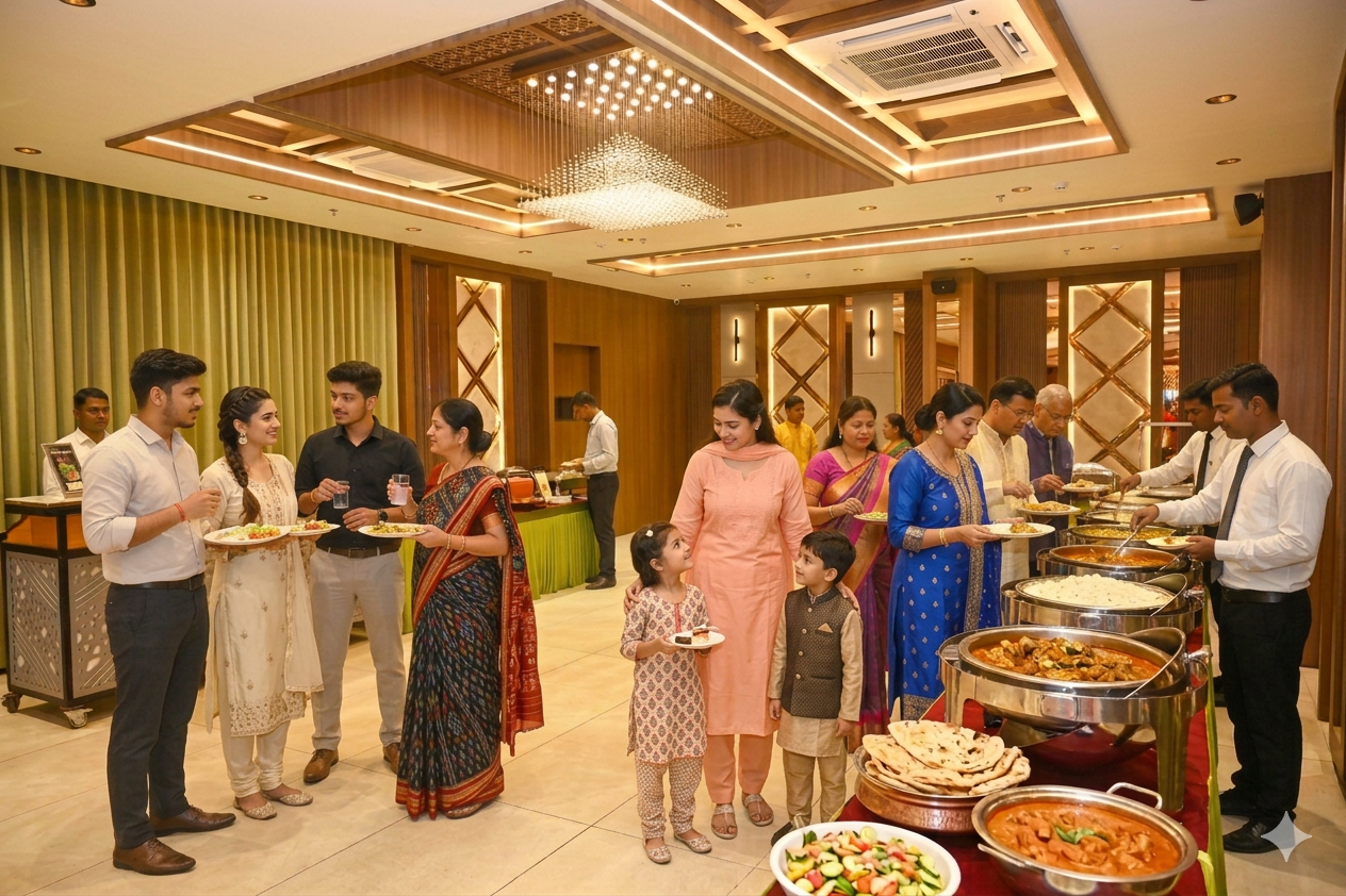 Lilly Hall — Hotel Pushpak – Kalpana Square