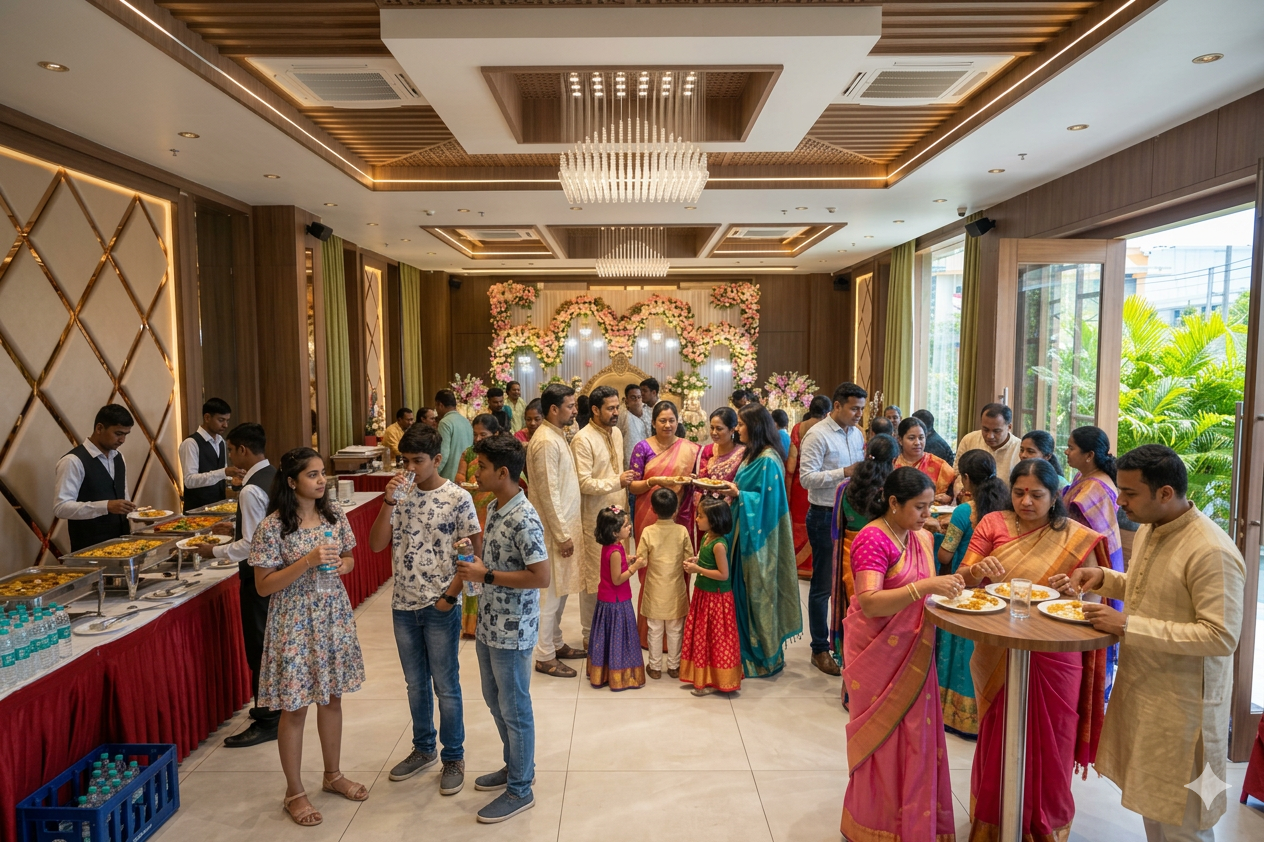 Lilly Hall — Hotel Pushpak – Kalpana Square