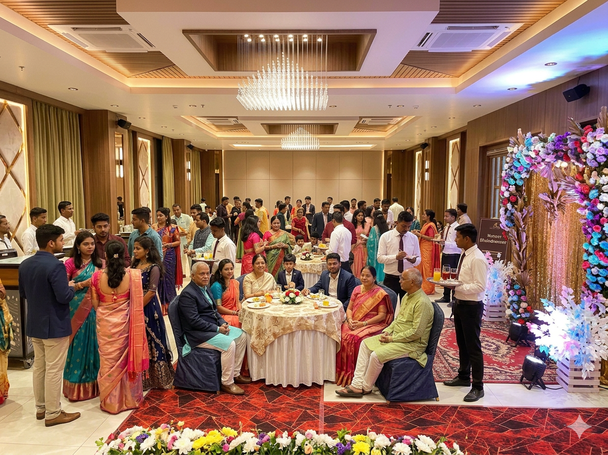 Lilly Hall — Hotel Pushpak – Kalpana Square