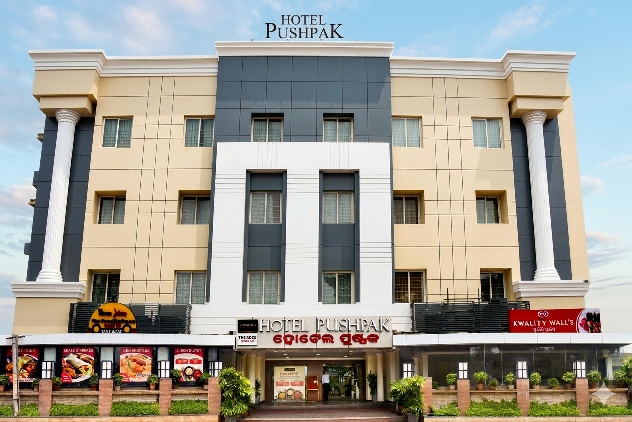 Hotel Pushpak — Kalpana Square, Bhubaneswar