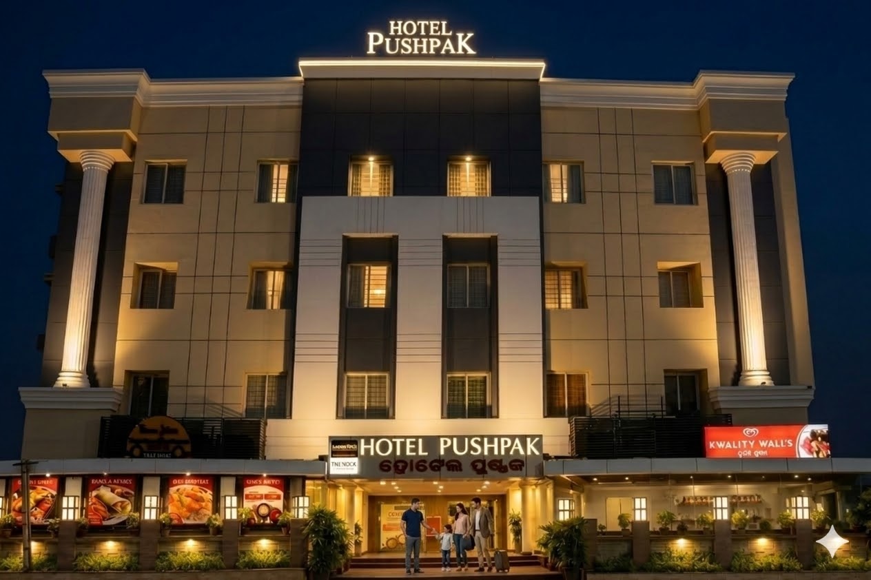 Hotel Pushpak — Kalpana Square, Bhubaneswar