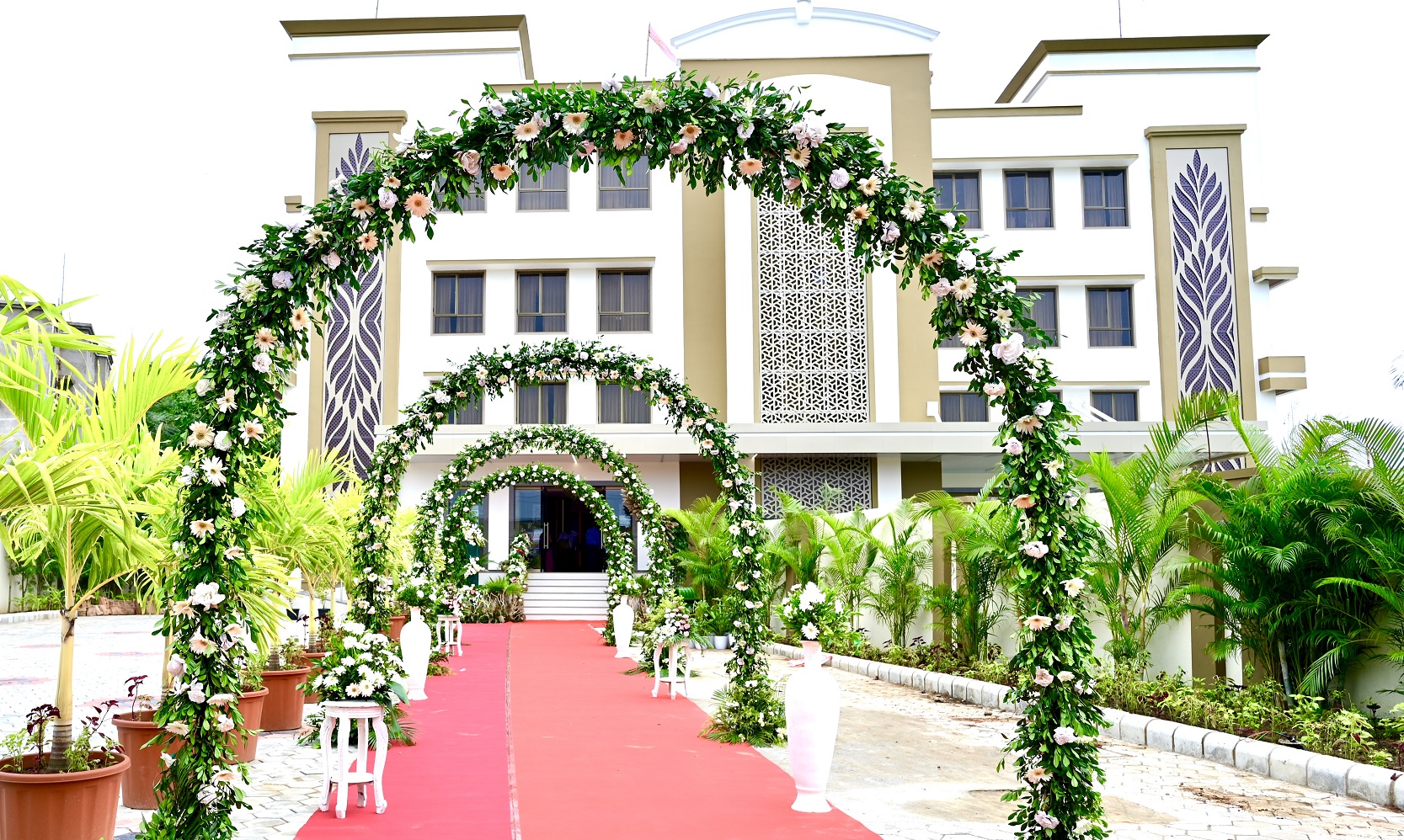 Decorated Entrance, Pushpak Hotel & Convention