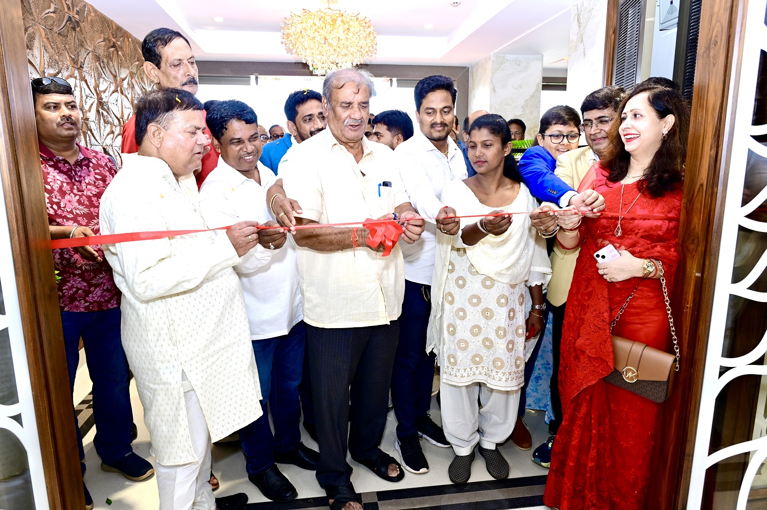 Inauguration ribbon cutting